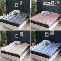 [르헤브] 호텔베이직 5T PY 매트리스 토퍼 SS Q K, 블루