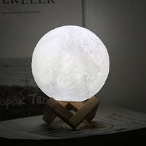 21세기트랜드 LED달무드등 취침등 (해외 직구상품 아닌 국내 발송 상품입니다.), LED달무드등(터치형)-15cm