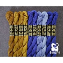 조이십자수 DMC 펄코튼 5번사 자수실 모음 실, 782, 25m