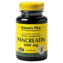 네이처스플러스 판크레아틴 1000mg 글루텐 프리 타블렛, 60개입, 1개, 60정