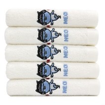 카카오프렌즈 세면타월 150g 30수 면사, 네오, 5개