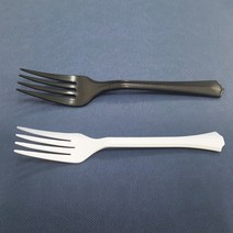 일회용 포크 16cm 블랙 벌크포장, 2개, 100개