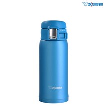 조지루시 초경량 원터치 보온 보냉 텀블러 SM-SD, 매트 블루, 360ml