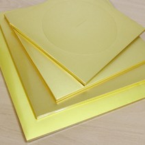 중앙패키지 케익받침 3호, 사각금색, 10개