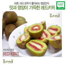 하동참다래농원 레드키위 (소~ 왕점보) ( 2kg~5kg ), 1box, 3kg (중과) 37-45개