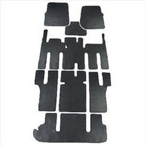 오토몰 승합차 PVC 고무매트 그랜드카니발 트라제 스타렉스, 그레이스 12인