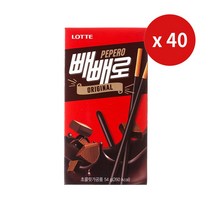 빼빼로 오리지널, 54g, 40개입