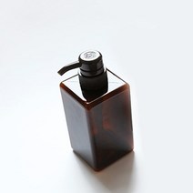 에버라인 베이직 사각 디스펜서 거품용기, 1개, 일반형 브라운450ml