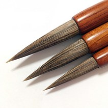 아주문구 서예붓우모필단봉한문한글 우모필단봉, 1개, 12호