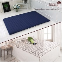 프리미엄 통몰드 라텍스매트리스 5cm 싱글 세트/겉커버포함/아이매트/기절매트/숙면/꿀잠/원