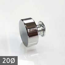 1단 다보볼트 (밀착형) 20Ø 은색평형 장식볼트 12mm, 1개