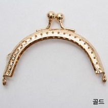 굿울 엔틱 둥근프레임(8.5cm) 뜨개 부자재, 골드