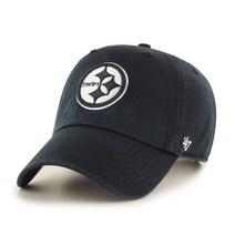 47 Brand PITTSBURGH STEELERS BLACK CLEAN UP