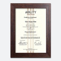 액자가게 A4 A3 상장액자 액자, 44우디