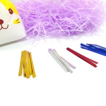 핌스토리 포장끈 빵끈 6cm 8cm 15cm, 15cm골드, 1개