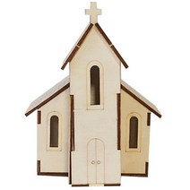 핸디몰 DIY목공수업(이층하우스 집꾸미기 미니탁상거울 성당), 성당