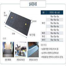 KRS 실내경사로 900-300-40 고무 장애인경사로 문턱경사로 상가진입판