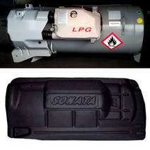 가스통가리개 커버 LPG 차량 현대차종 격벽 까스통 택시 트렁크정리함, 그랜져HG(2세대-14년형이후)