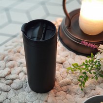국내산 샤이닝 텀블러, 샤이닝 매직 스텐 텀블러(360ml)-블랙