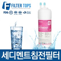 필터탑스 정수기필터, 선택04_11인치 한방향 세디멘트필터, 1개