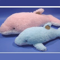 빅베어 러브NEW돌고래인형쿠션모음 어린이날선물 봉제인형, 뽀글원단(핑크), 80cm
