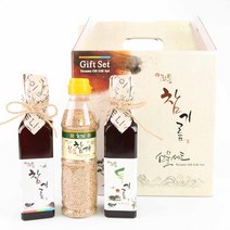 호재원 참기름선물세트 특판1호(참기름+들기름+참깨), 1세트, 270ml