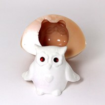 별님아씨 명가 다양한 수제 실리콘몰드, 수제-날개 벌린 부엉이 몰드