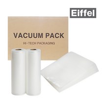 에펠 가정용 진공포장기 공용 비닐팩 박스판매, 04_에펠 6인치파우치 1박스(2000장)