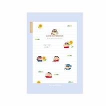 플라잉웨일즈 짱구는못말려 라인 중철노트 M ver2, 짱구는못말려 라인 중철노트 M ver2 - 액션가면