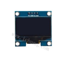 OLED화면 1.30인치 해상도 128x64 크기:35.4x33.5mm 드라이버 칩 SSH106인터페이스 전압 3.3-4P