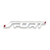 자동차 스포츠 엠블럼 포인트 스티커, 02.B타입_실버