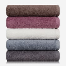 송월타월 165g 헤링본무지(5매), 진회색, 1set