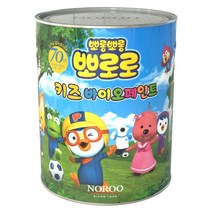 노루페인트 뽀로로 키즈 바이오 페인트 0.9L 반광, 크롱 민트