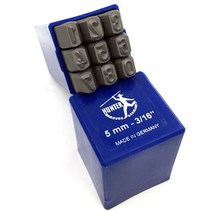 헌터 숫자펀치 영자펀치 환펀치 천공작업 각인, 옵션04 헌터 숫자펀치 5mm