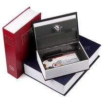 [스카이몰] 북세이프 책금고 휴대용 금고, 열쇠형(블랙/중형)