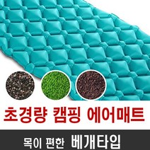 초경량 에어매트 백패킹 캠핑 에어매트 캠핑매트 경량캠핑매트 바캉스, 아쿠아블루