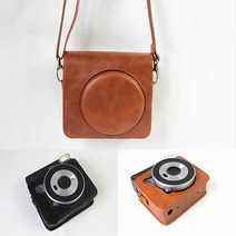 FUJIFILM INSTAX SQ6 속사커버케이스 포켓케이스, 브라운