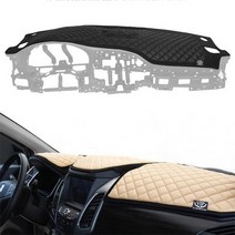 홉스 포터2더블캡 프리미엄 vip가죽 대쉬보드커버, 구형k7(09~12년)센터스피커유, 블랙