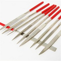 다이아몬드 야스리 10PCS 줄 조줄 열쇠 연마 연삭 다이야 철 쇠 철공 톱 세트 날 세공 모서리, 10pcs 다이아몬드 야스리세트