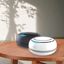 CH1417733 로봇 공기청정기 UV 살균 LED 적용 나노필터 미세먼지 반영구 정화필터, 마미봇-블랙