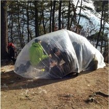 비닐막 쉘터/등산/백패킹/비박 비닐 쉘터/하우스쉘터, 8~10인용 대형
