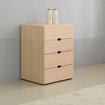 제이디퍼니처 레미4단 서랍장, 메이플