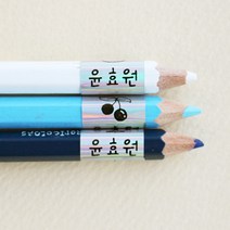 카카오네임 연필용 홀로그램 네임스티커, D.그림없이 인쇄, 1set