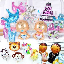 미니스틱 은박풍선모음, 1, 02.얼룩말