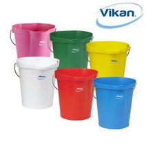 바이칸 버켓(6L 12L) 바케스 양동이 식자재 원두 보관통, 12L 노랑