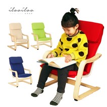 일루일루 프로스 어린이 암체어 4색상 유아 소파, 내추럴