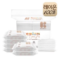마더케이 프리미엄 레이온 건티슈 신생아용, 1세트, 160매(1팩)+15매(6팩)