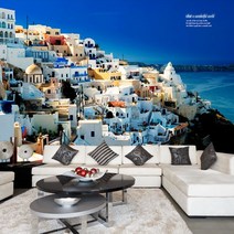 프렌체 맞춤제작 30가지 도시디자인 UV프린팅 포인트벽지, 디자인26