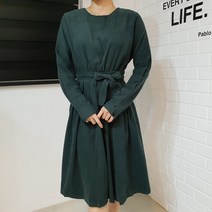 드레스홀릭 스웨이드 롱 원피스