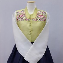 한복대여] 우아한 칠순팔순가족단체 한복 그린라운드 네이비 세트